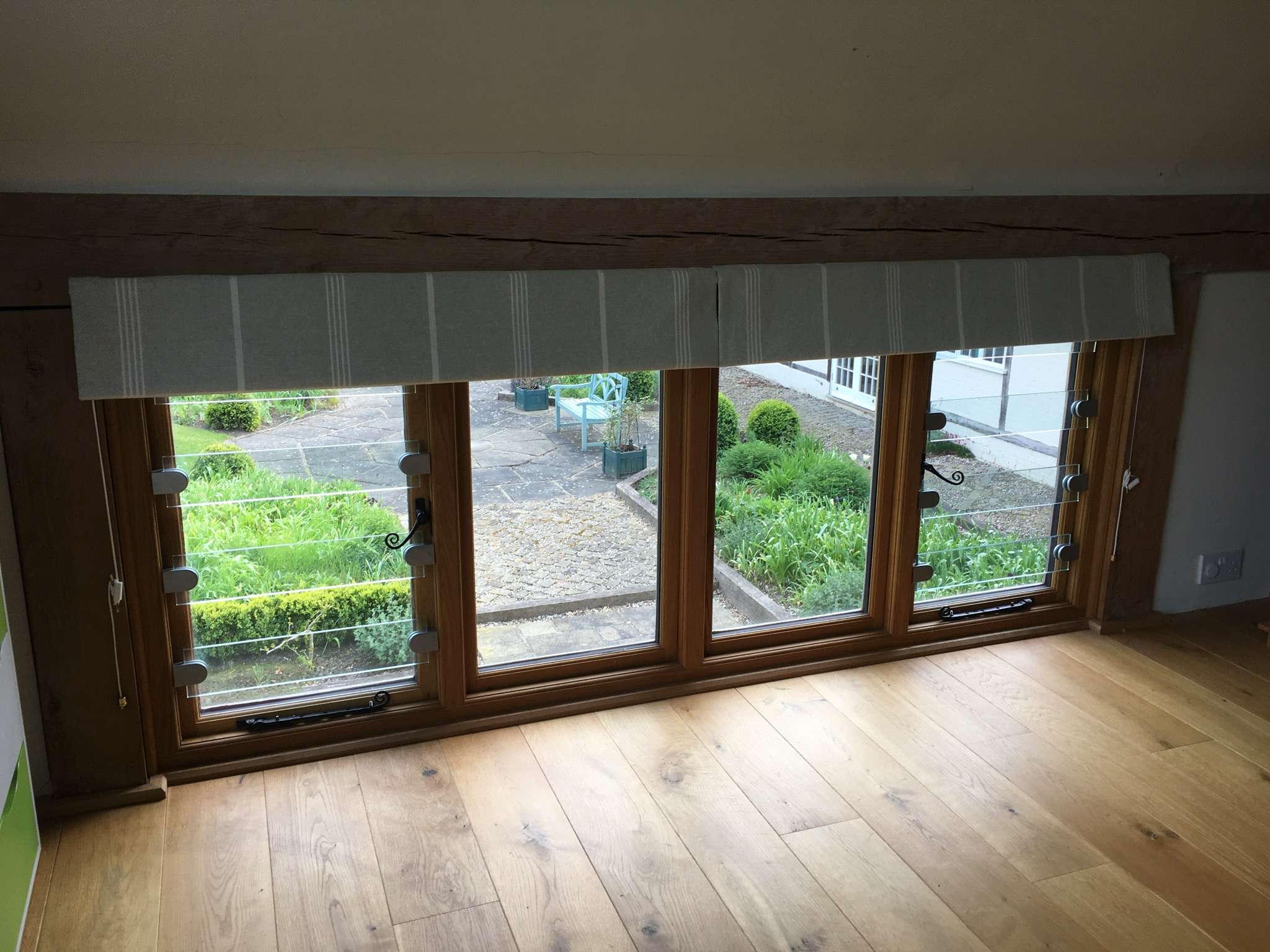 Double roman blinds